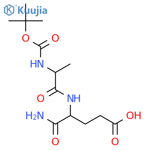 Boc-Ala-D-Glu-NH2 structure