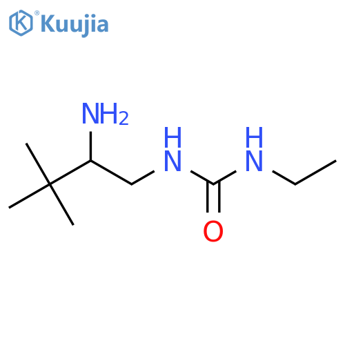 3-(2-amino-3,3-dimethylbutyl)-1-ethylurea structure