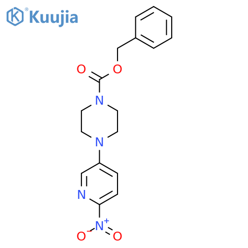 Benzyl 4-(6-nitropyridin-3-yl)piperazine-1-carboxylate structure