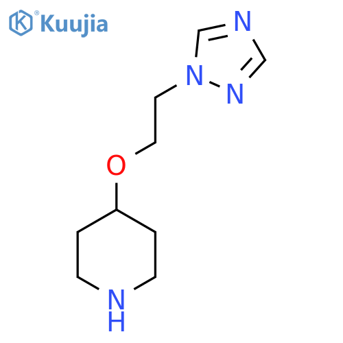 4-[2-(1H-1,2,4-triazol-1-yl)ethoxy]piperidine structure