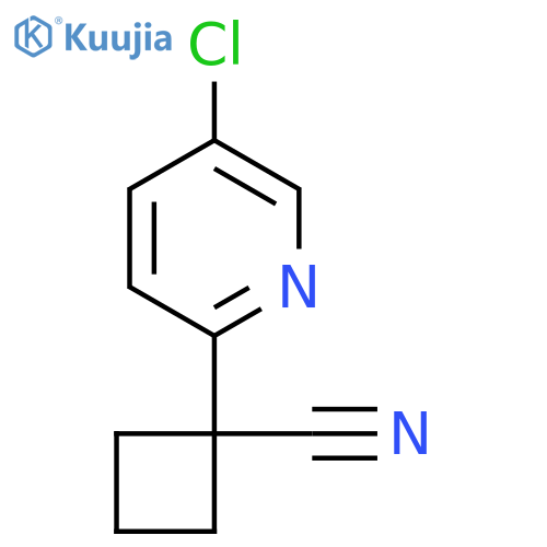 1-(5-Chloropyridin-2-yl)cyclobutane-1-carbonitrile structure