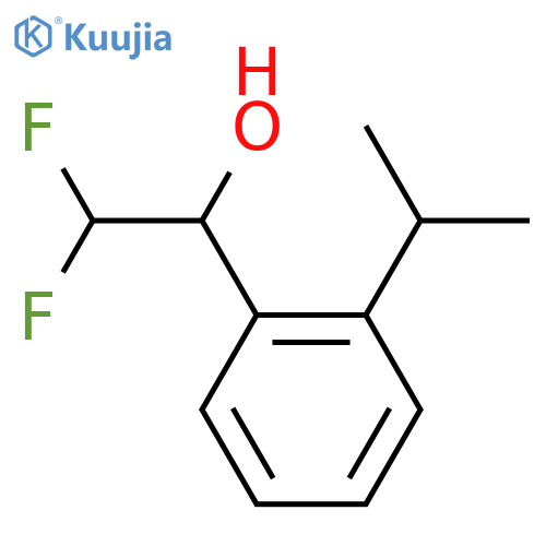 α-(Difluoromethyl)-2-(1-methylethyl)benzenemethanol structure