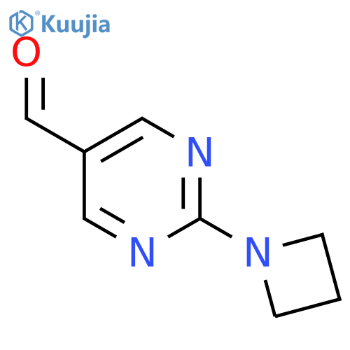 2-(Azetidin-1-yl)pyrimidine-5-carbaldehyde structure