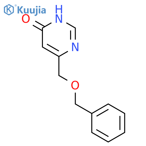 6-((benzyloxy)methyl)pyrimidin-4-ol structure