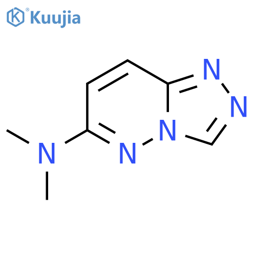 N,N-dimethyl-[1,2,4]triazolo[4,3-b]pyridazin-6-amine structure