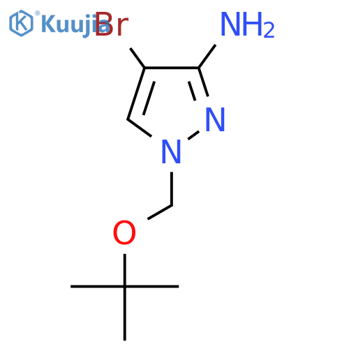 4-Bromo-1-[(tert-butoxy)methyl]-1H-pyrazol-3-amine structure