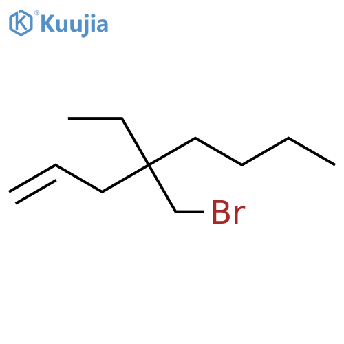 1-Octene, 4-(bromomethyl)-4-ethyl- structure