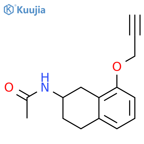 Acetamide, N-[1,2,3,4-tetrahydro-8-(2-propynyloxy)-2-naphthalenyl]- structure