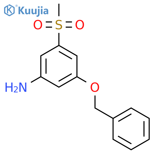 3-(Benzyloxy)-5-methanesulfonylaniline structure