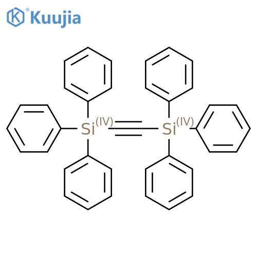1,2-bis(triphenylsilyl)ethyne structure