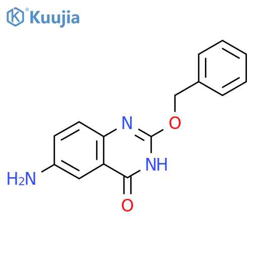 6-Amino-2-(benzyloxy)-3,4-dihydroquinazolin-4-one structure