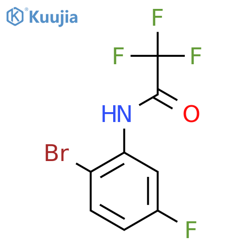 N-(2-bromo-5-fluorophenyl)-2,2,2-trifluoroacetamide structure