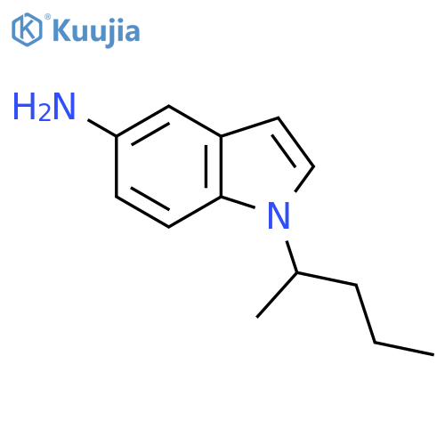 1-(pentan-2-yl)-1H-indol-5-amine structure