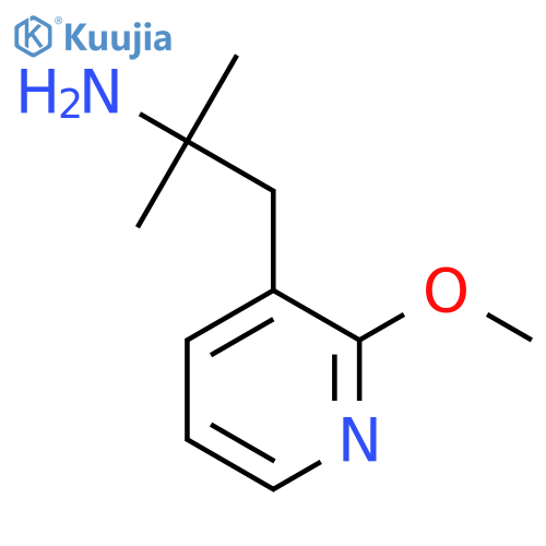 1-(2-Methoxypyridin-3-yl)-2-methylpropan-2-amine structure