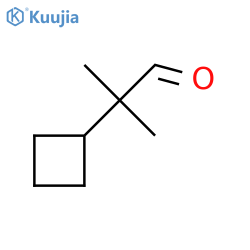 2-Cyclobutyl-2-methylpropanal structure
