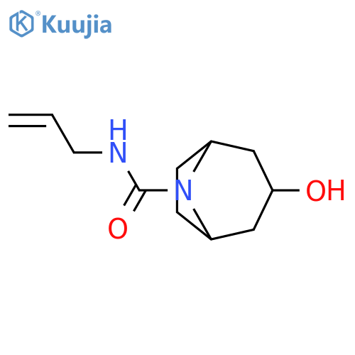 3-hydroxy-N-(prop-2-en-1-yl)-8-azabicyclo[3.2.1]octane-8-carboxamide structure