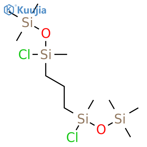 Disiloxane, 1,1'-(1,3-propanediyl)bis[1-chloro-1,3,3,3-tetramethyl- structure