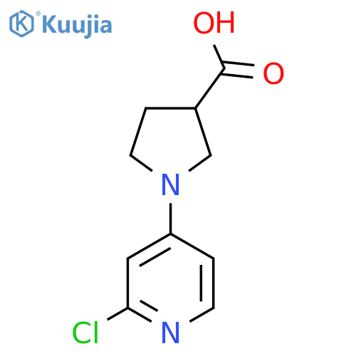 1-(2-Chloropyridin-4-yl)pyrrolidine-3-carboxylic acid structure
