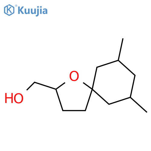 {7,9-dimethyl-1-oxaspiro4.5decan-2-yl}methanol structure