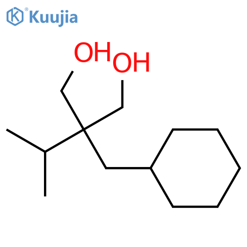 1,3-Propanediol, 2-(cyclohexylmethyl)-2-(1-methylethyl)- structure