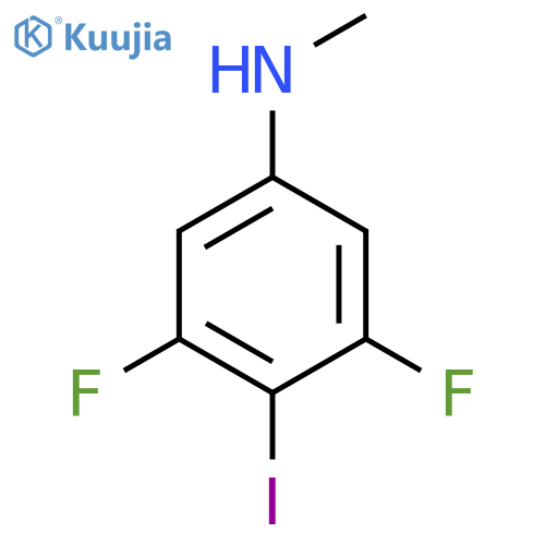 3,5-difluoro-4-iodo-N-methylaniline structure