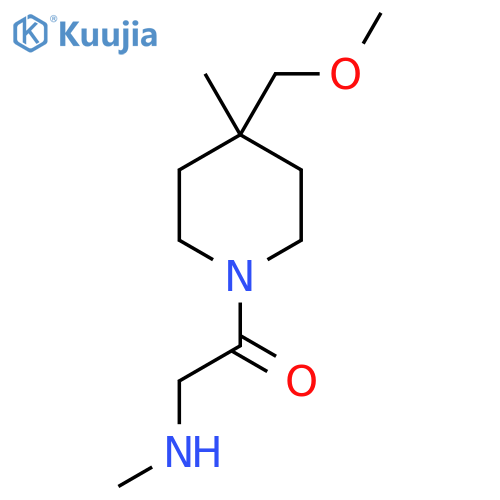 1-(4-(Methoxymethyl)-4-methylpiperidin-1-yl)-2-(methylamino)ethan-1-one structure