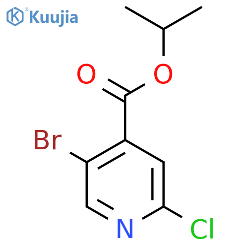 Isopropyl5-bromo-2-chloro-pyridine-4-carboxylate structure