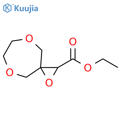1,5,8-Trioxaspiro[2.6]nonane-2-carboxylic acid, ethyl ester structure