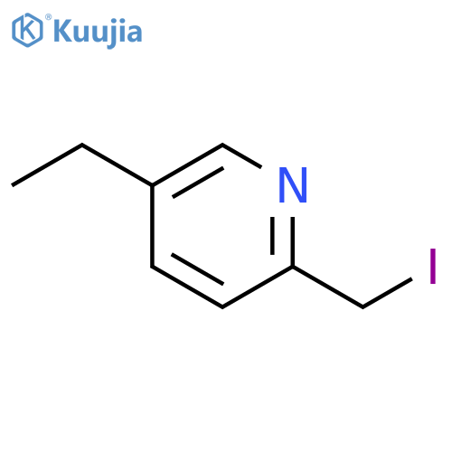 Pyridine, 5-ethyl-2-(iodomethyl)- structure