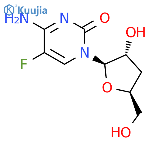 Cytidine, 3'-deoxy-5-fluoro- structure