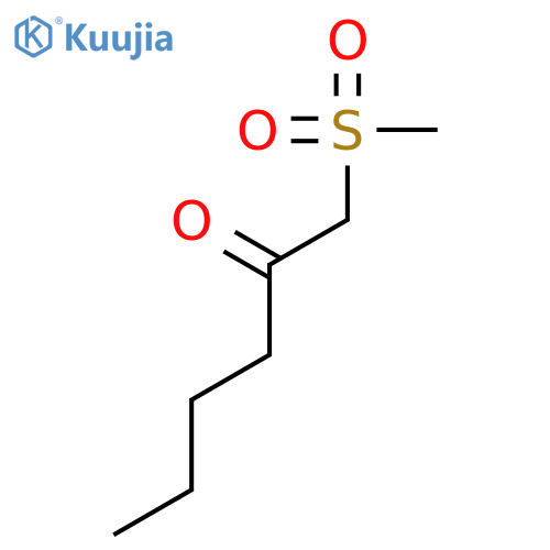 2-Hexanone, 1-(methylsulfonyl)- structure
