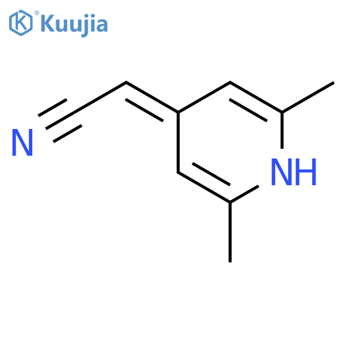 Acetonitrile,2-(2,6-dimethyl-4(1H)-pyridinylidene)- structure