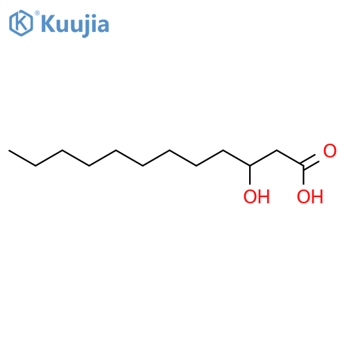 3-Hydroxylauric Acid structure