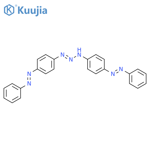 (1E)-1,3-Bis{4-[(E)-phenyldiazenyl]phenyl}triaz-1-ene structure