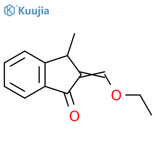 2-(Ethoxymethylidene)-3-methyl-2,3-dihydro-1H-inden-1-one structure