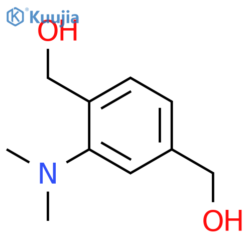 1,4-Benzenedimethanol, 2-(dimethylamino)- structure