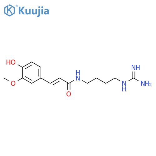 Feruloylagmatine structure