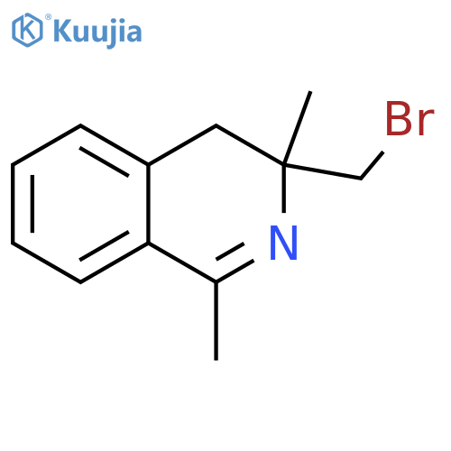 Isoquinoline, 3-(bromomethyl)-3,4-dihydro-1,3-dimethyl- structure