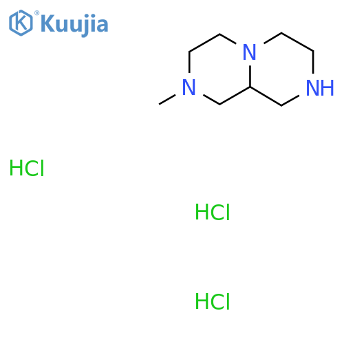 2-Methyloctahydro-1H-pyrazino[1,2-a]pyrazine trihydrochloride structure