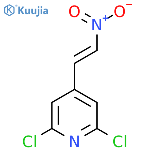 2,6-Dichloro-4-(2-nitroethenyl)pyridine structure