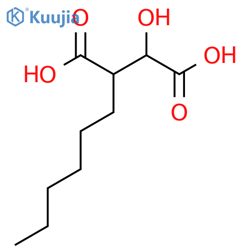 2-Hexyl-3-hydroxybutanedioic acid structure