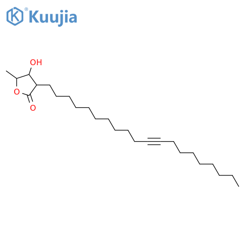 3-(11-Eicosynyl)-4,5-dihydro-4-hydroxy-5-methyl-2(3H)-furanone; (3S,4R,5R)-form structure