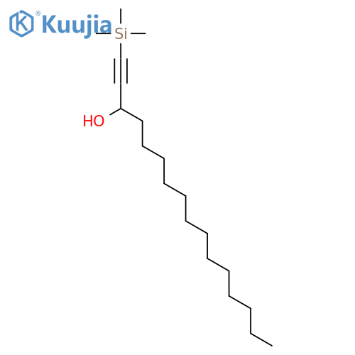 1-Hexadecyn-3-ol, 1-(trimethylsilyl)- structure