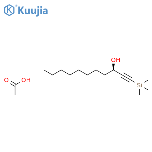 1-Undecyn-3-ol, 1-(trimethylsilyl)-, acetate, (R)- structure