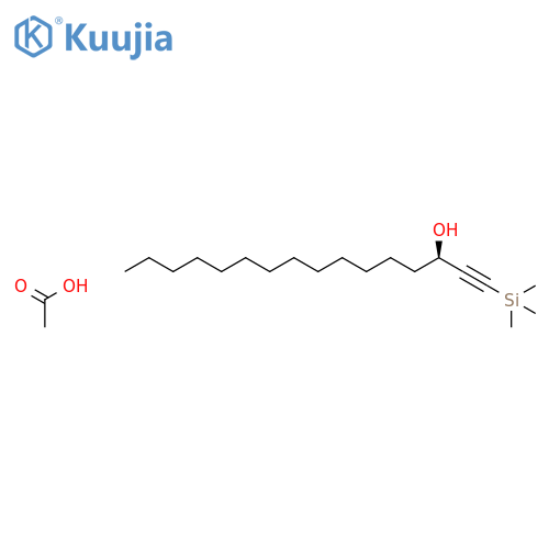 1-Hexadecyn-3-ol, 1-(trimethylsilyl)-, acetate, (R)- structure