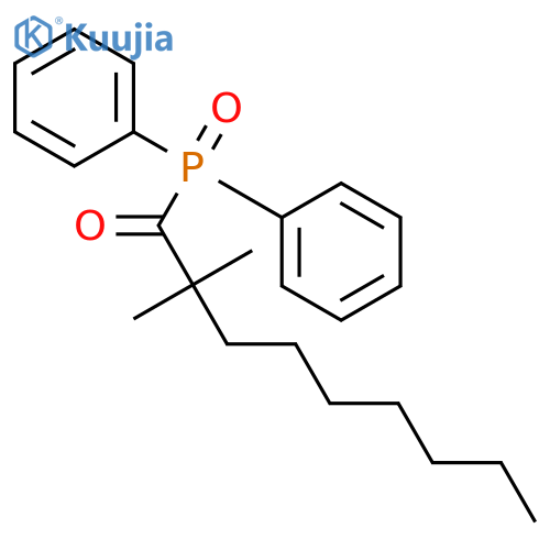 1-Nonanone, 1-(diphenylphosphinyl)-2,2-dimethyl- structure