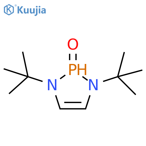 1H-1,3,2-Diazaphosphole, 1,3-bis(1,1-dimethylethyl)-2,3-dihydro-, 2-oxide structure