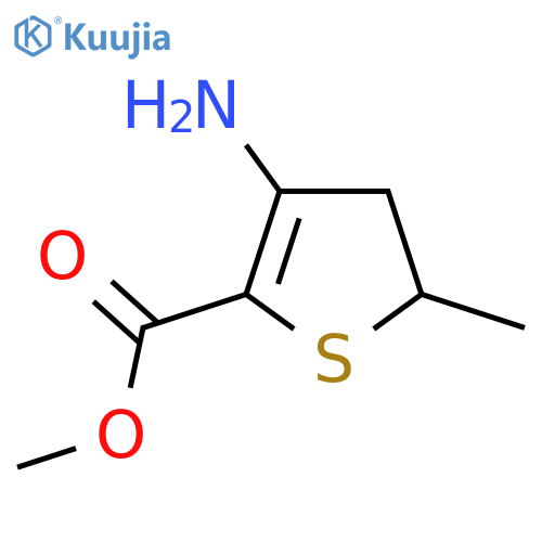 methyl 3-amino-5-methyl-4,5-dihydrothiophene-2-carboxylate structure