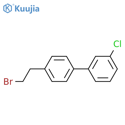 1,1'-Biphenyl, 4'-(2-bromoethyl)-3-chloro- structure