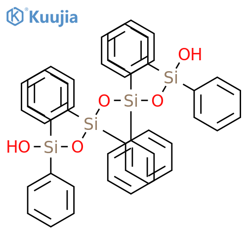 Octaphenyltetrasiloxane-1,7-diol structure